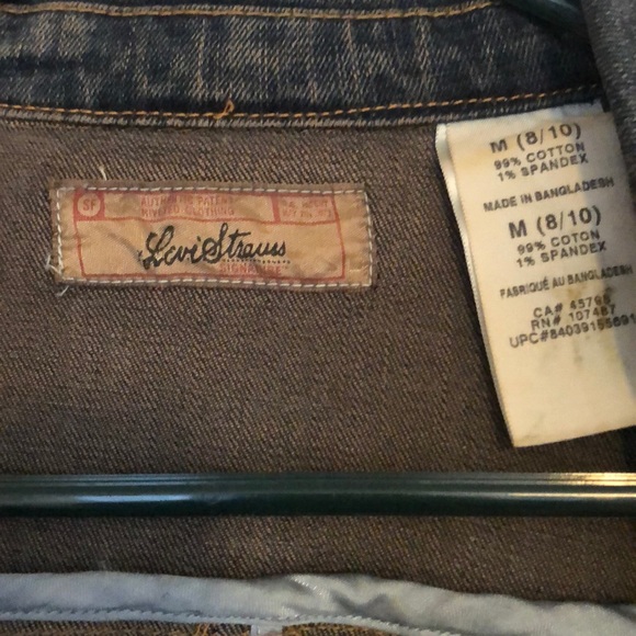 Rare 90’s / Y2K Levi Denim Blazer Jacket - Picture 5 of 7